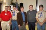 Some of the Eagle Scouts at the meeting are recognized.